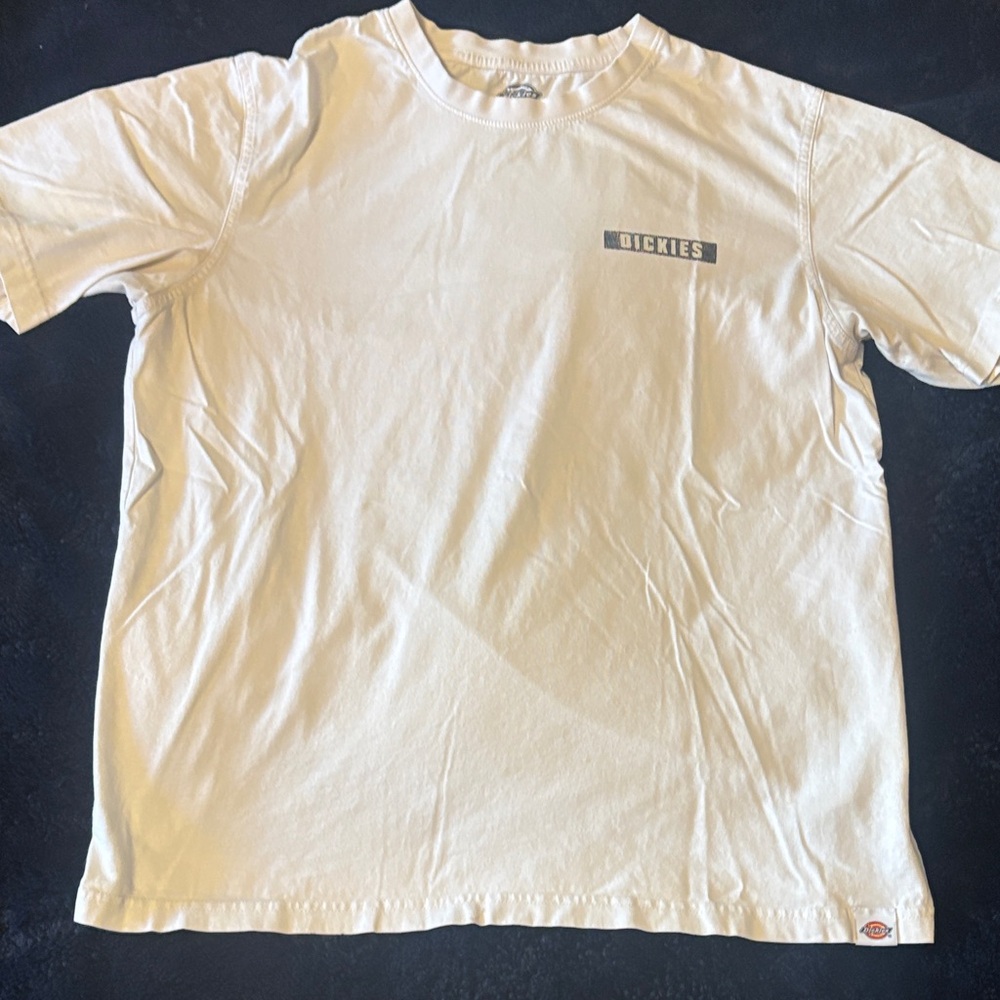 Dickies Men's Off-White Short Sleeve Tee